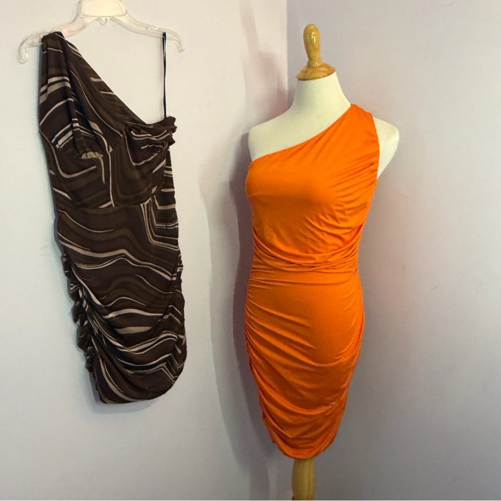 Pretty Garden & Forever 21 Dresses, NWT, Size M, Set of 2,One Shoulder